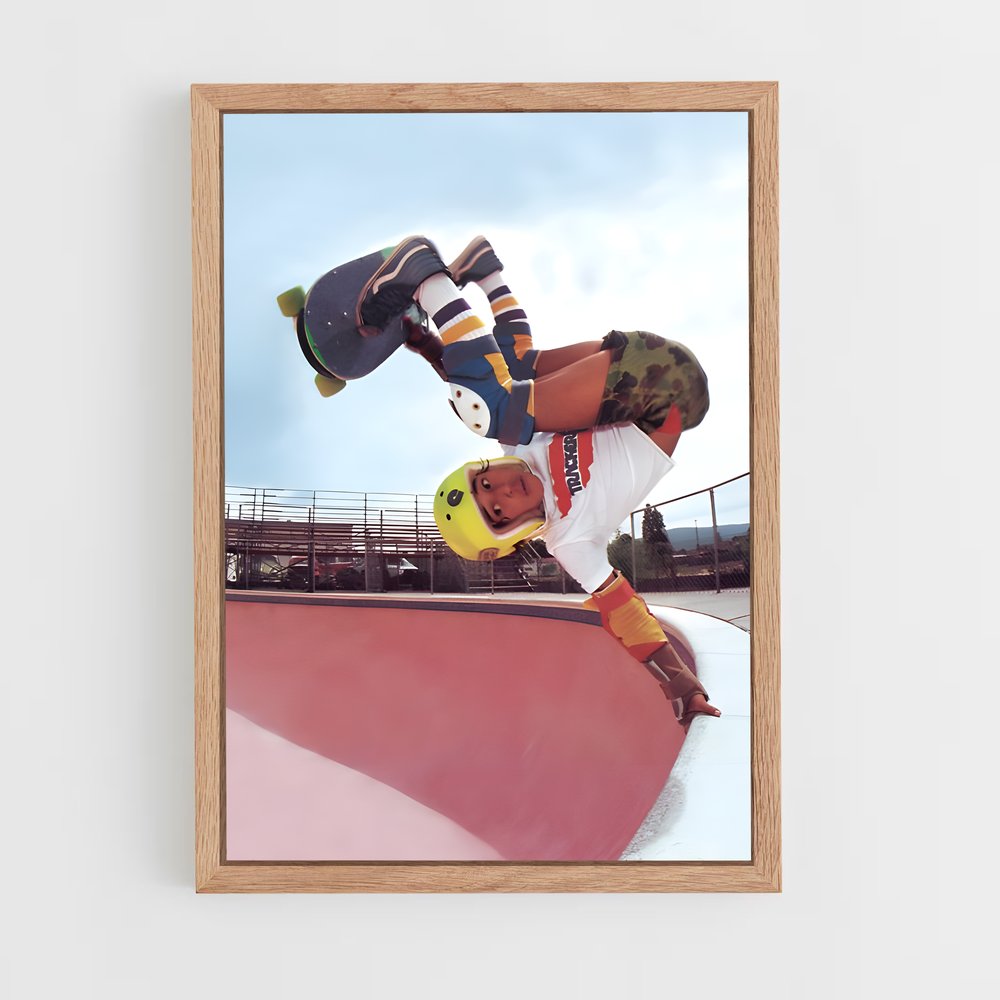 Poster Tricks de Steve – affiche Skateboard (vue 4)